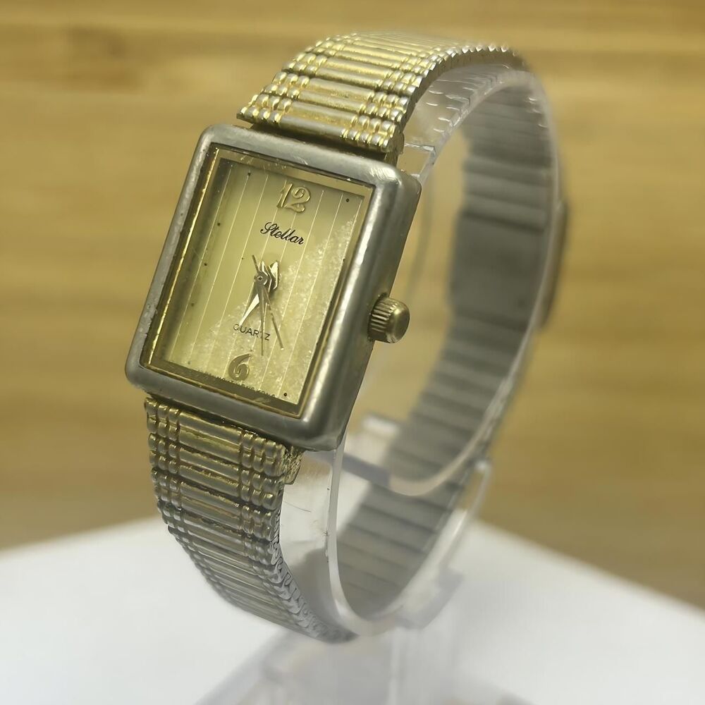 Stellar Silver Tone Square Face - image 1